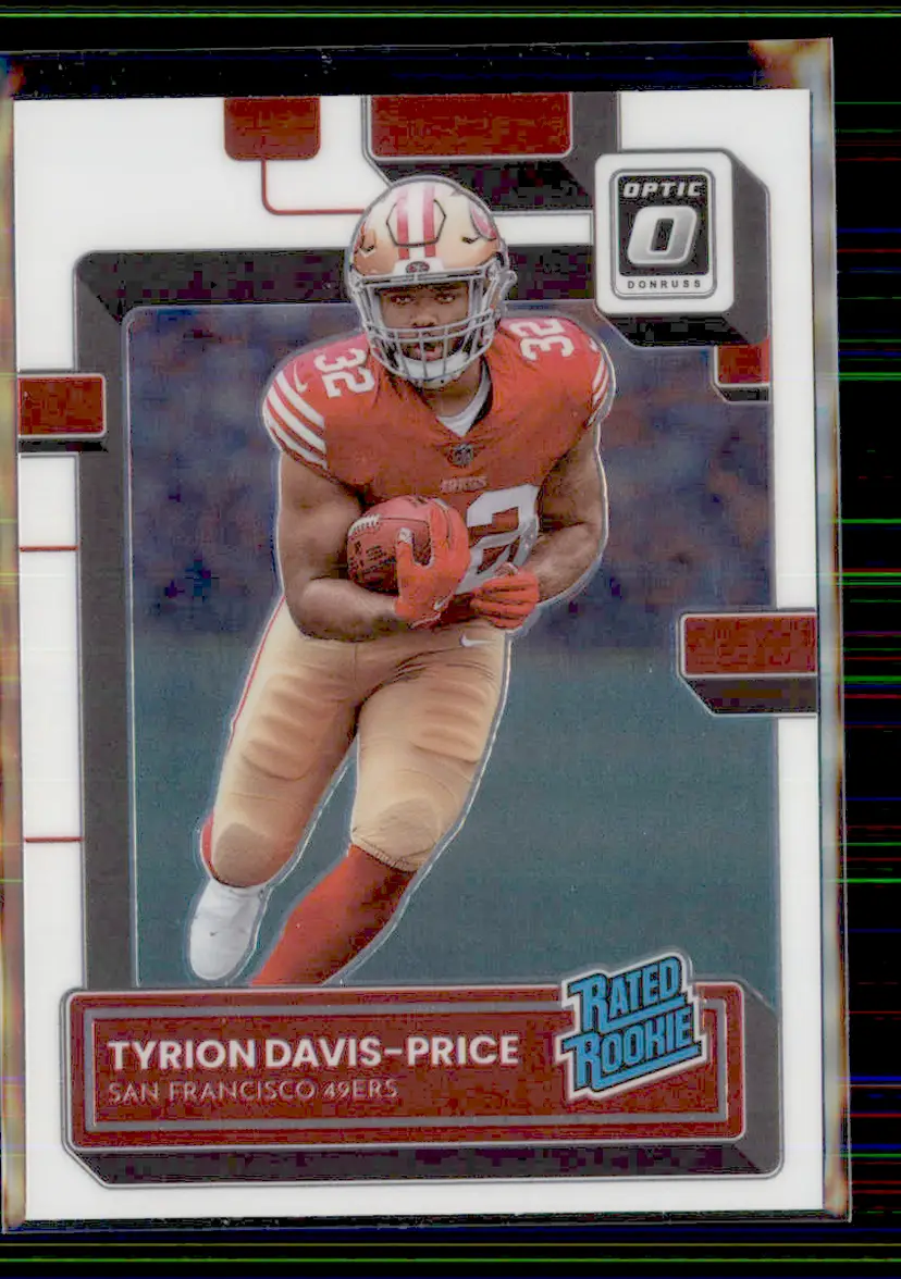 Tyrion Davis-Price 2022 Donruss Optic #226 - San Francisco 49ers - (130-248)