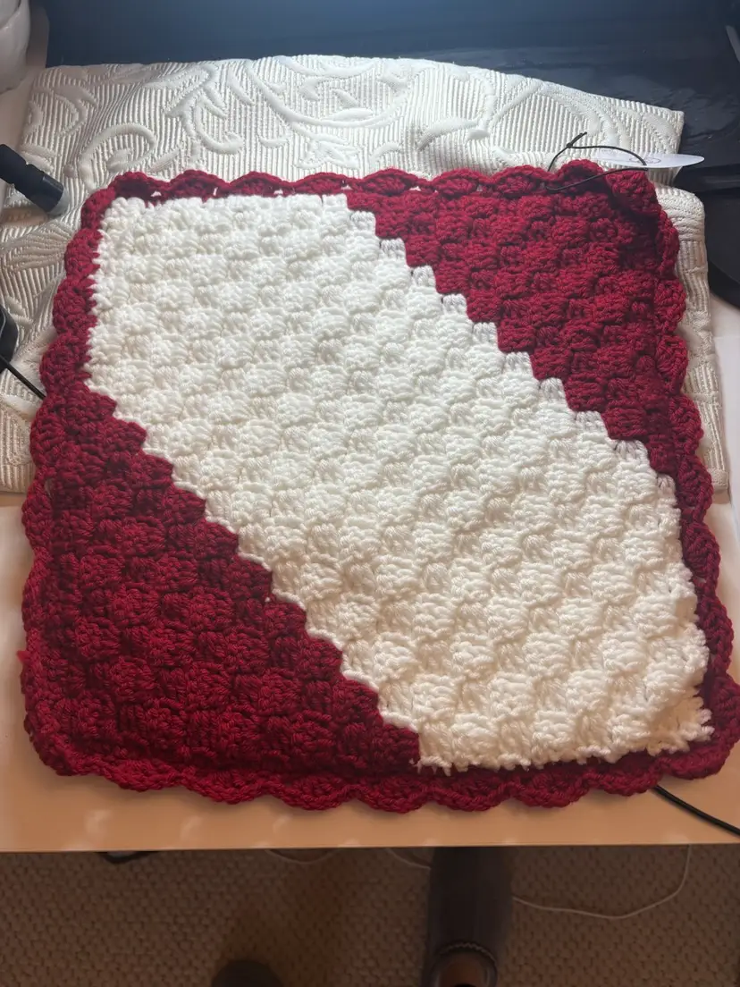 Handmade Knit Pillowcase