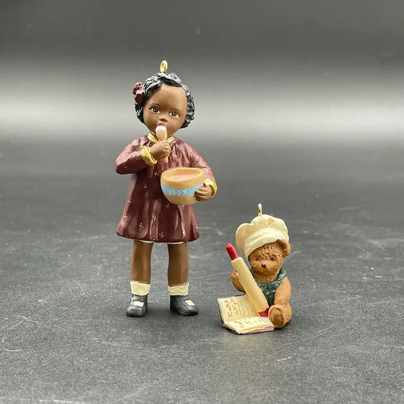 Hallmark All God's Children 2nd in Series Nikki Bear Hanging Christmas Ornament