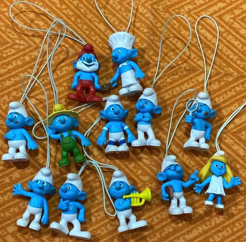 Smurf Ornaments Lot