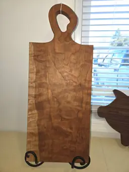 Curly Maple Serving Board with Handle