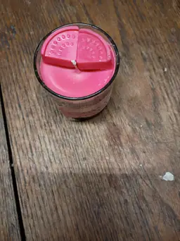 Watermelon candle