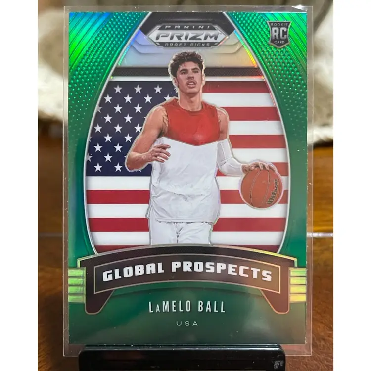 2019-20 Prizm Draft Lamelo Ball Green