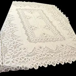 White Lace Tablecloth
