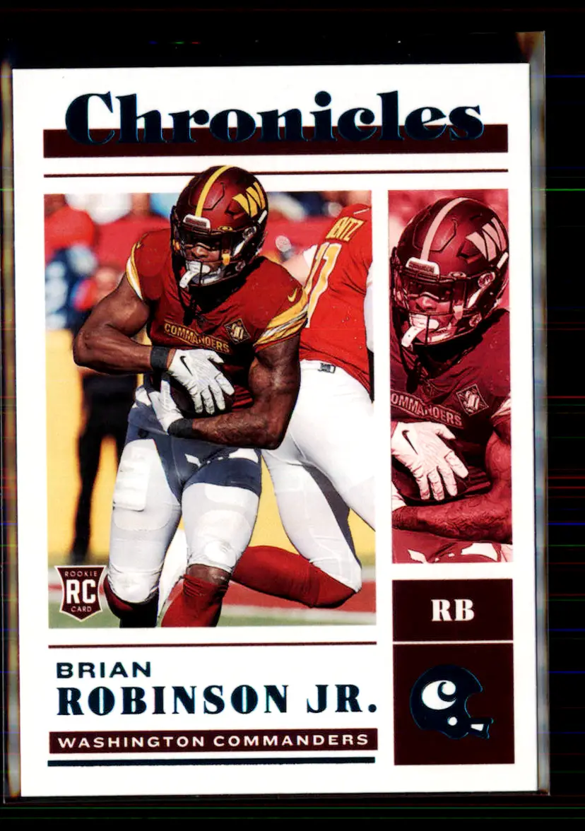 Brian Robinson Jr. 2022 Panini Chronicles Teal #37 - (113) - Washington Commanders