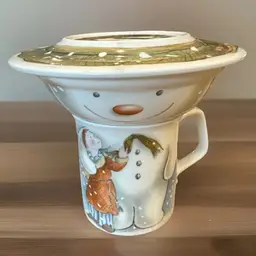 Royal Doulton The Snowman Gift Collection Trio Snowman Stack Plate Cup Bowl 1985