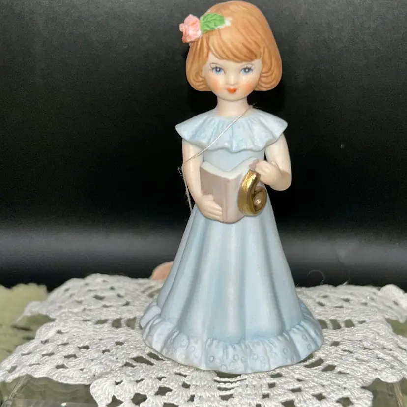 Vintage Enesco Growing Up Girl-Age 6