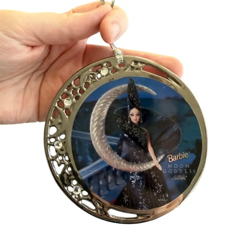 1996 ENESCO Bob Mackie Barbie Moon Goddess Ornament, Limited Edition W/ Box, COA