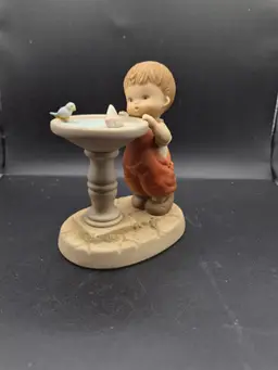 Vintage Memories Of Yesterday Blow Wind Blow Porcelain Figurine By Lucie Attwell