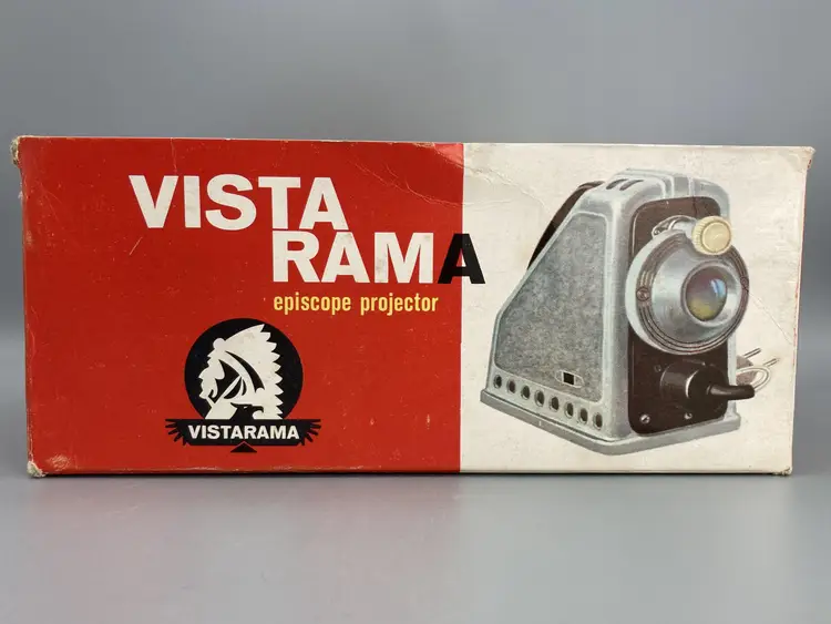 Vintage Vista Rama Episcope Projector in Original Box - Made in Italy - READ