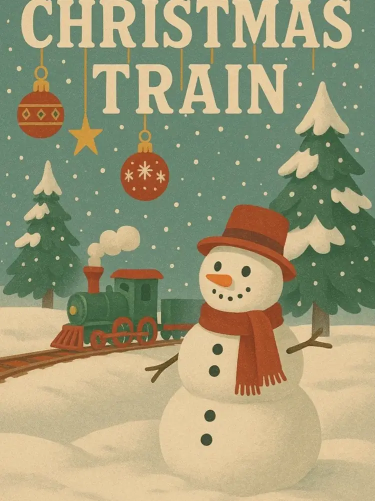 Christmas Raid Train! Vintage Hallmark Ornaments!