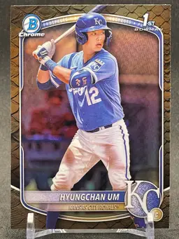 2025 Bowman - Chrome Prospects Hyungchan Um #BCP-119 Reptilian Refractor