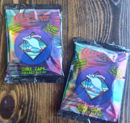 #01 - Coca Cola Coke Caps Pogs 5 per pack
