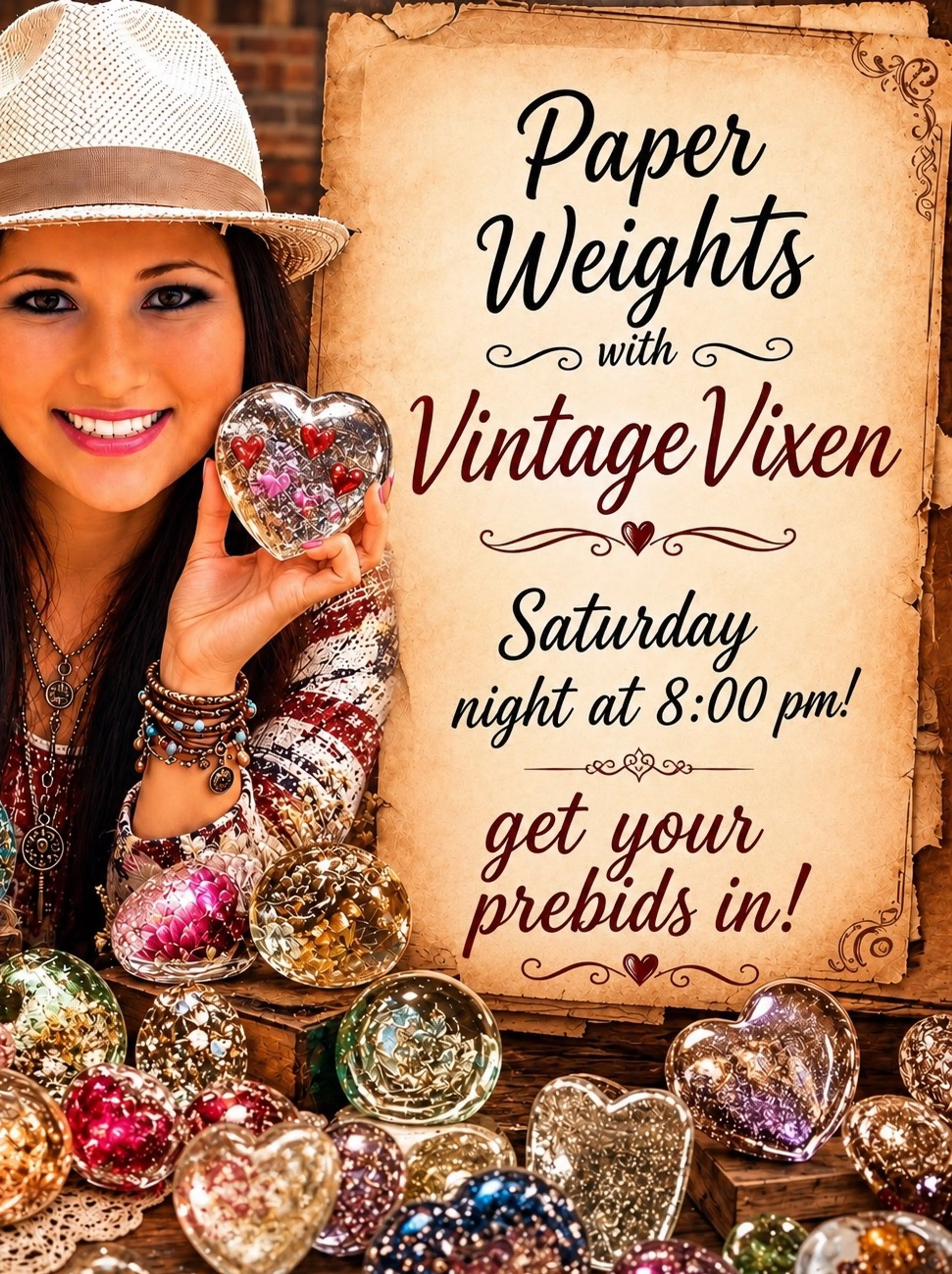 Paper Weights With VintageVixen Oh