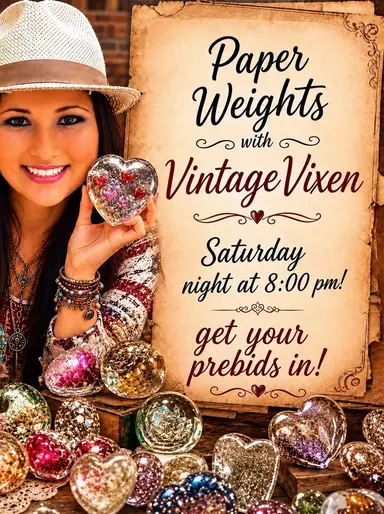 Paper Weights With VintageVixen Oh