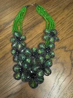 Vintage Swarovski Crystal & Beaded Necklace