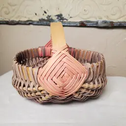 Vintage Primitive Egg Basket