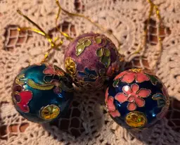 Cloisonne Enameled Ornaments