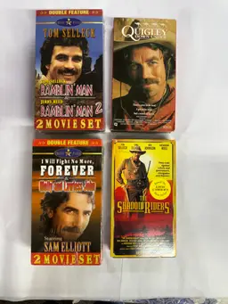 Tom Selleck & Sam Elliot VHS -4