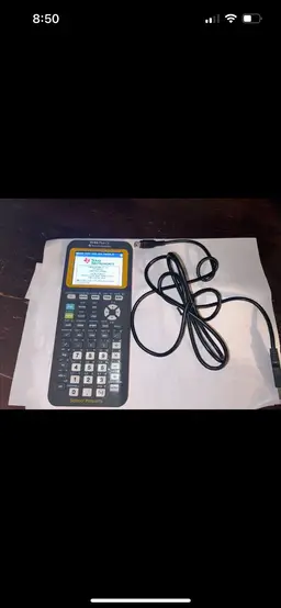 Texas Instruments TI-84 Plus CE Graphing Calculator Tested No Case With Cable