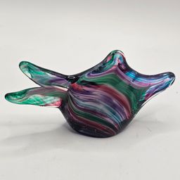 Handblown art Glass fish sculpture Figurine Paperweight