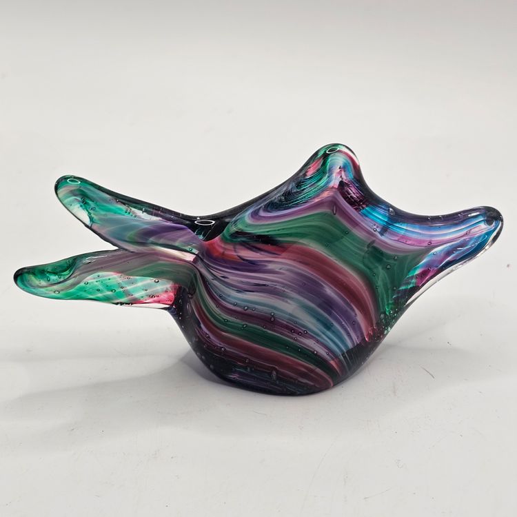 Handblown art Glass fish sculpture Figurine Paperweight