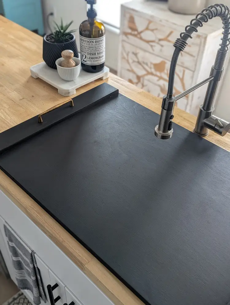 Rustic Farmhouse Sink Cover | Noodle Board