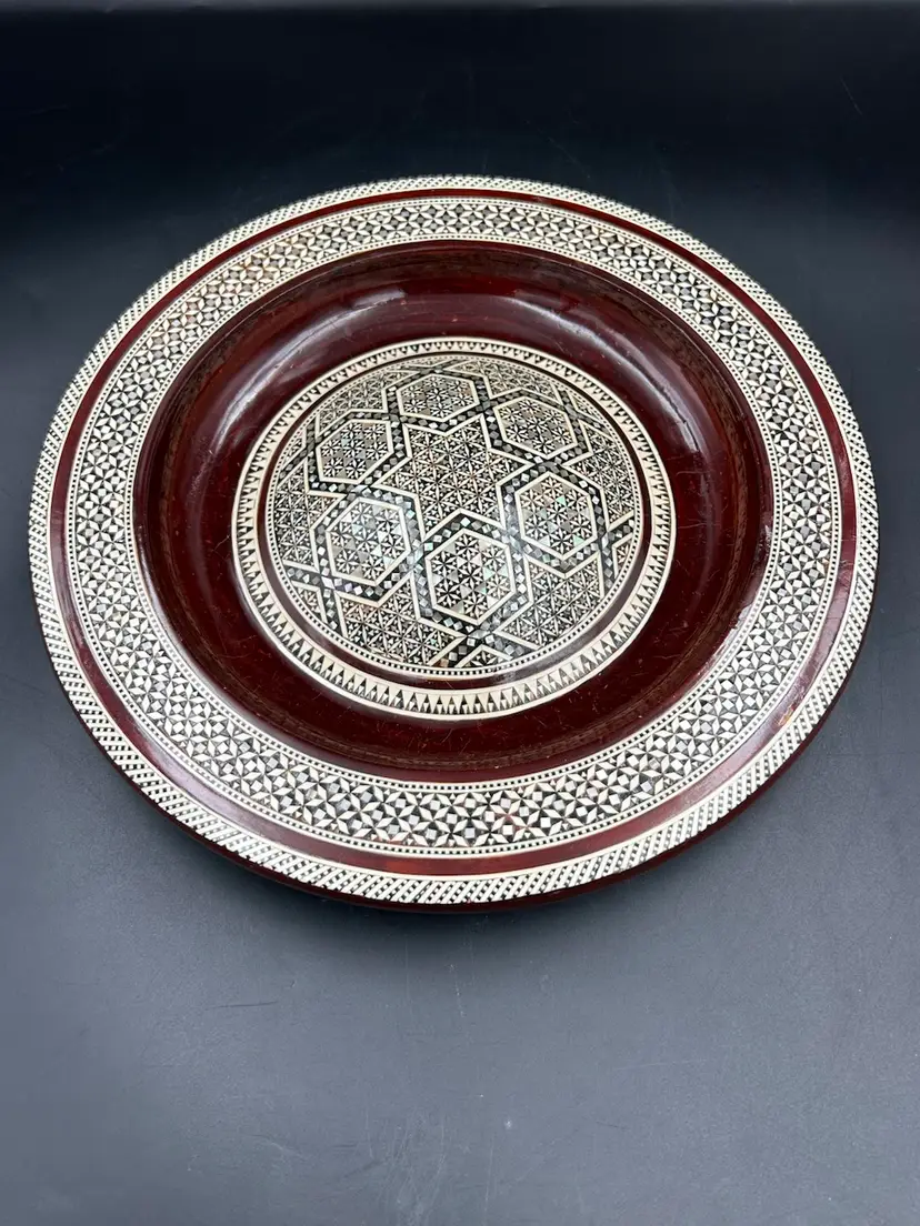 Vintage In Leawood With Mother Of Pearl Wall Decor Plate