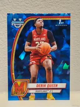 2024-2025 Bowman Chrome U Sapphire Derik Queen #19
