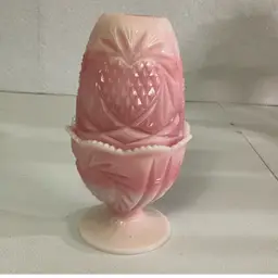 Fenton Rosalene Heart Fairy Lamp