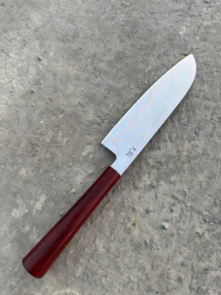 Custom Made Carbon Steel Chef Knife Japanese Cut