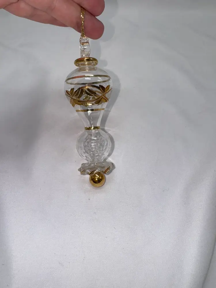 Hand Blown Glass Christmas Ornament