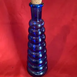 07. VTG Cobalt “Bubble” Bottle/Vase