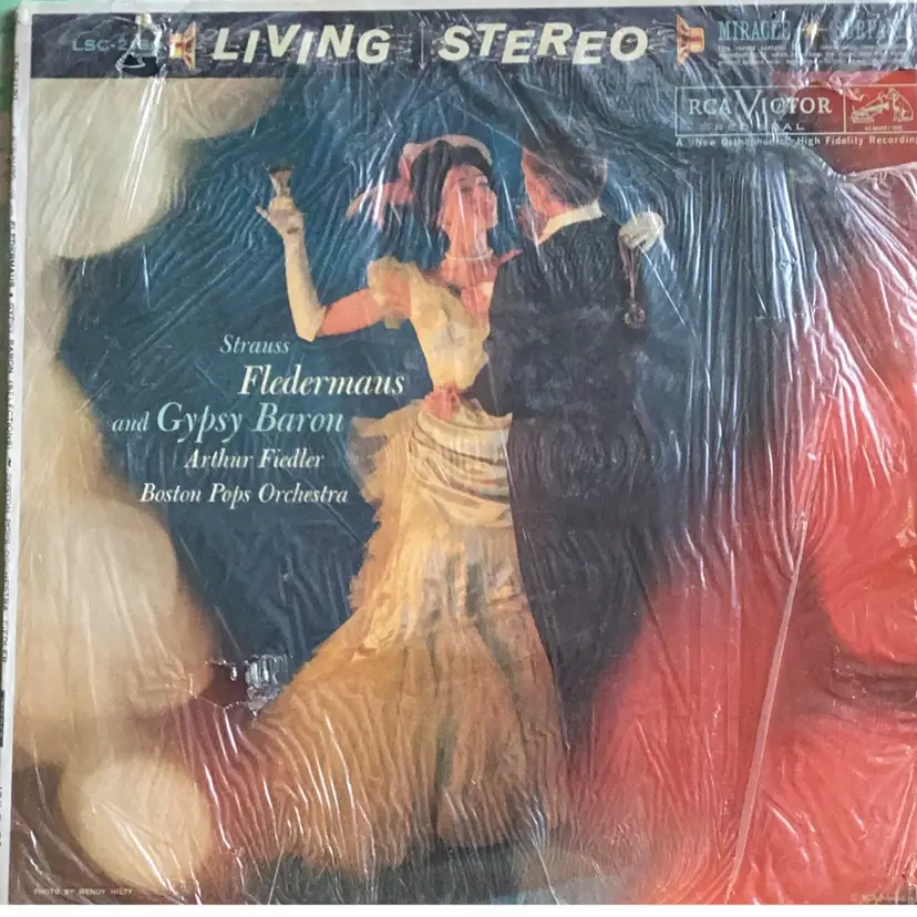 Vintage Vinyl - Johann Strauss Jr Selections From Fledermaus And Gypsy Baron - Boston Pops