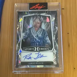RIC FLAIR - Autograph 
2025 Leaf Silver Crystals #1/35