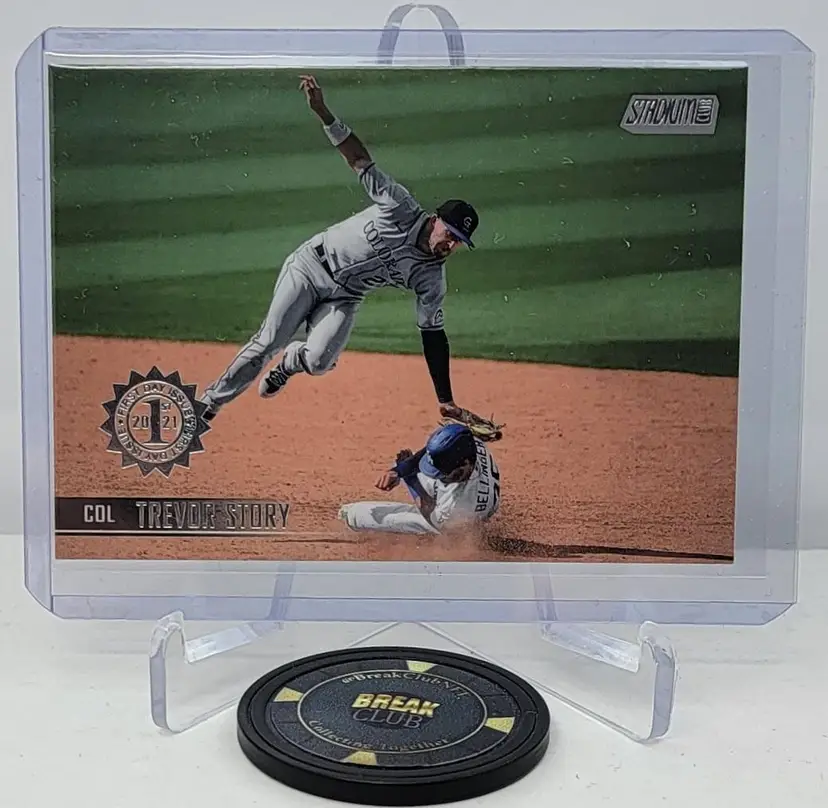 2021 Stadium Club 1st Day Edition Trevor Story (Only 10 Copies Issued) - Boston Red Sox