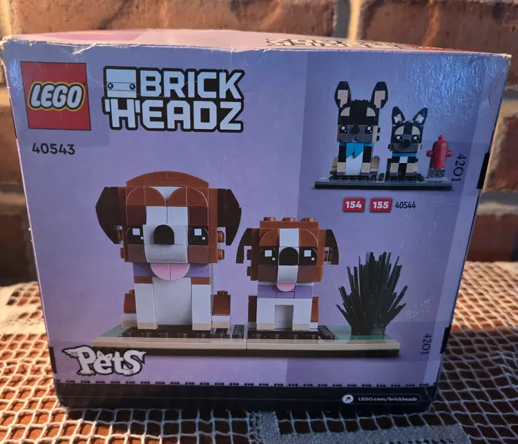 New Lego Brick Headz St. Bernard