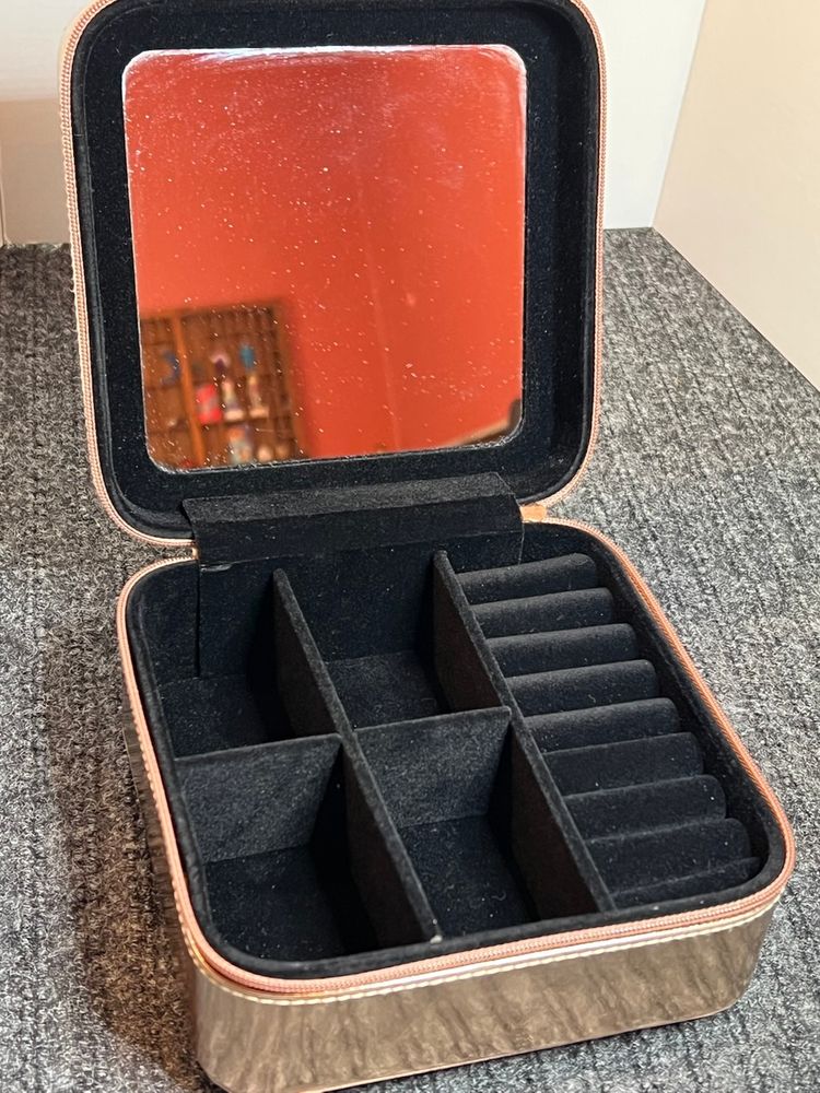 Rose Gold Jewelry Case