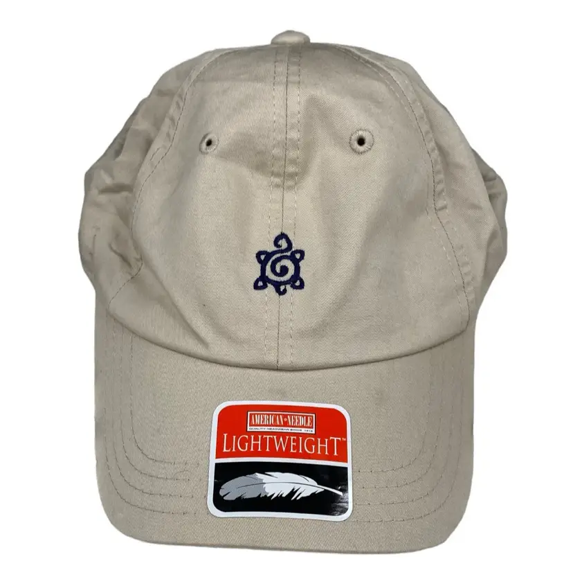 NWT Turtleson Stone Tan Lightweight Cotton Twill Adjustable Golf Hat Cap