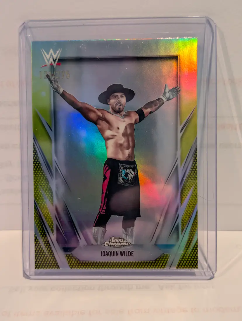 Joaquin Wilde 2026 Topps Chrome WWE #151 Yellow Refractor /275 - (A) -