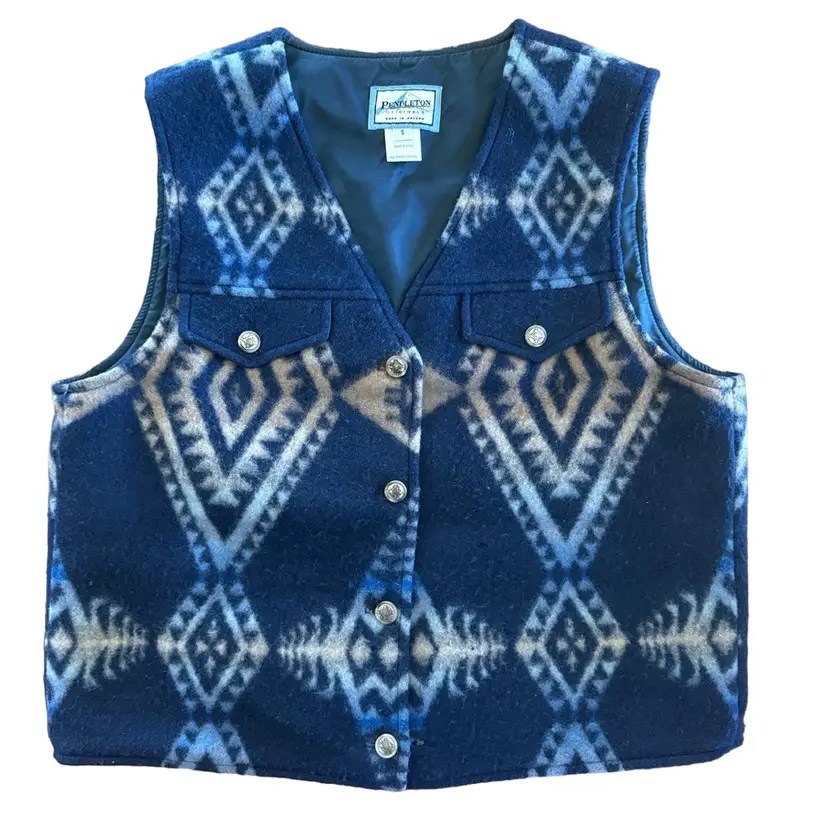 Pendleton Vintage Pendleton Navajo Small Printed Vest