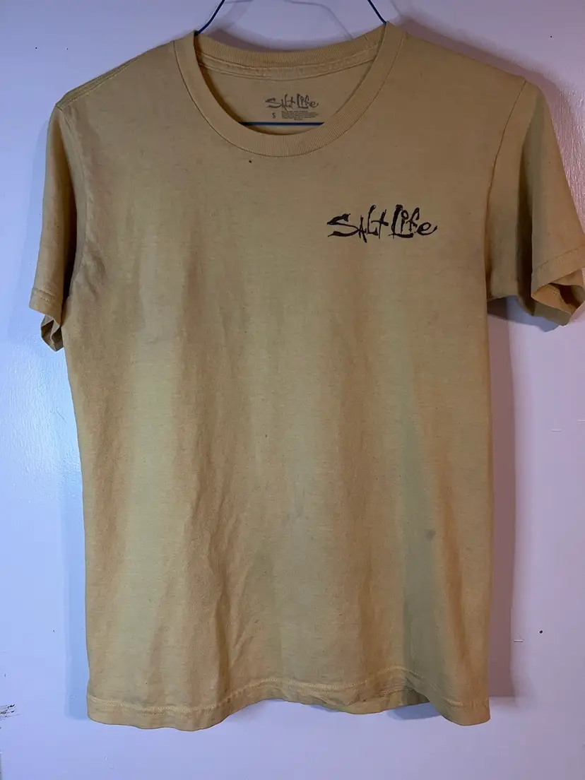 Salt Life Fishing Mens Size Small Tshirt