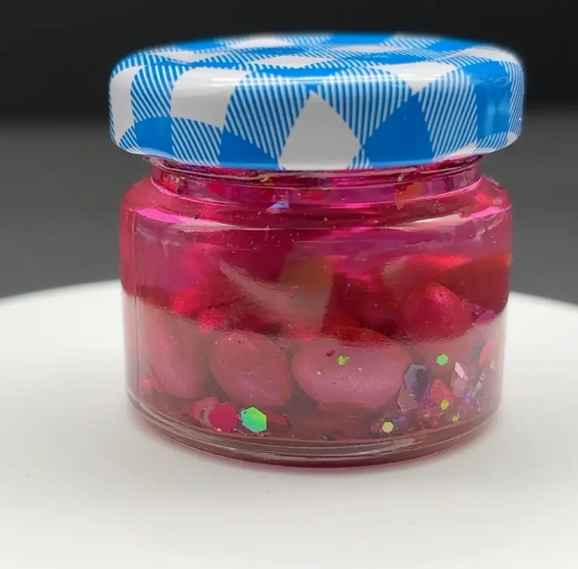 Tiny Glass Jar Of Resin Pickled Eggs Fidget - Made By Me
