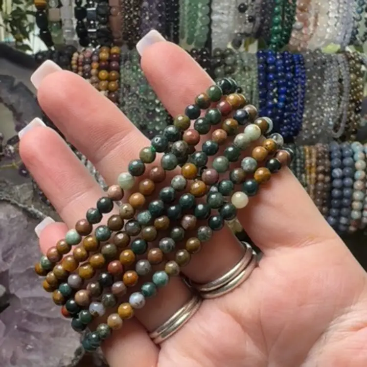 Ocean Jasper 4mm Bracelet