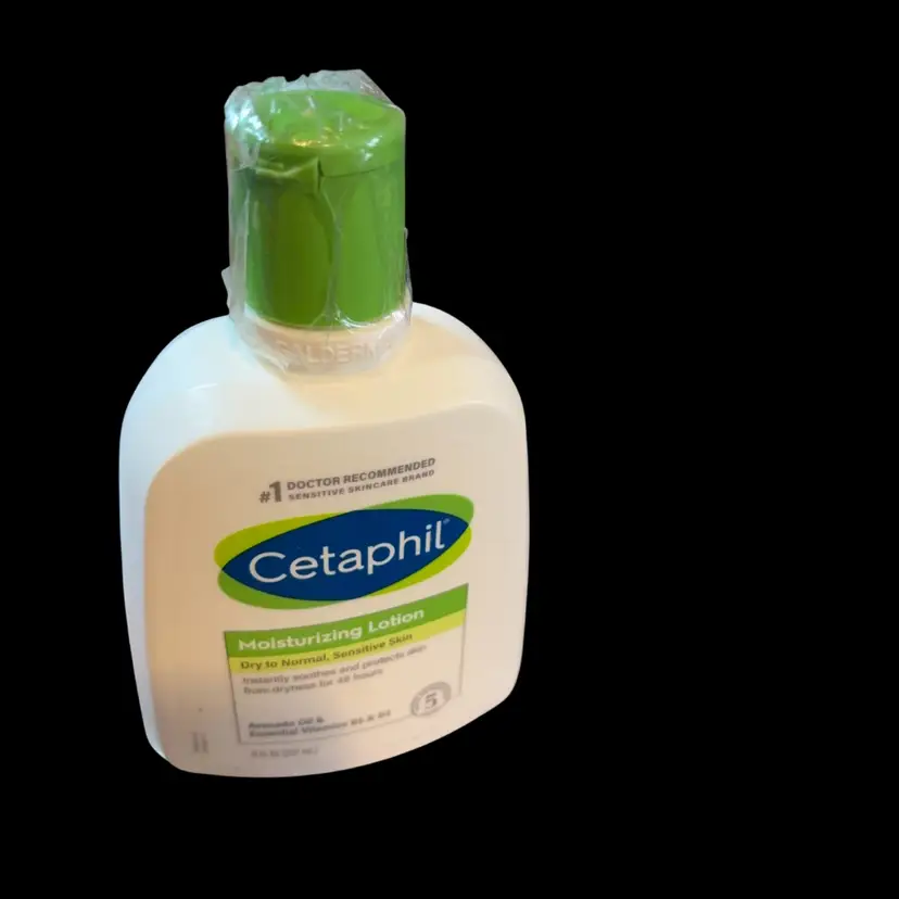 Msrp $10 Cetaphil Moisturizing Lotion Normal -Sensitive Skin, Avocado Oil, And Essential Vitamin B Five And B3 8 Fluid Ounces