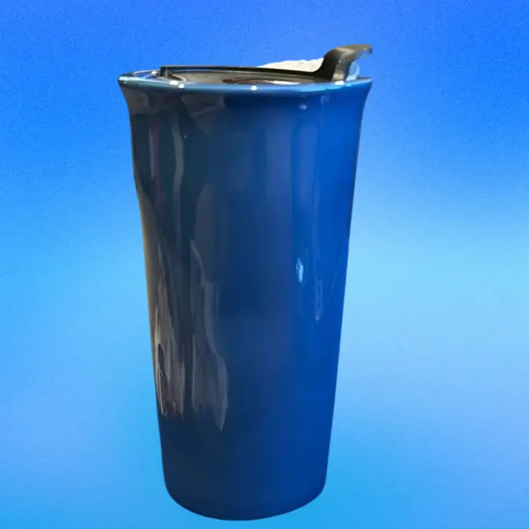 Rae Dunn Ceramic Travel Tumbler