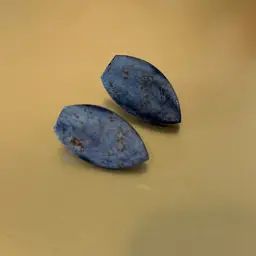 Blue Stone Pierced Earrings