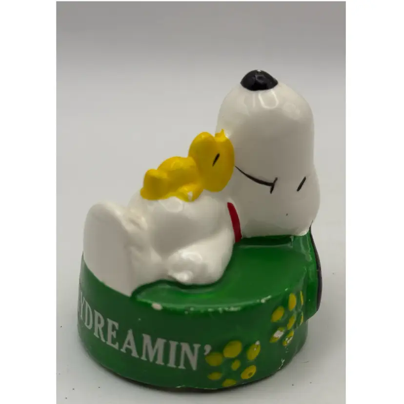 Vintage Collectible Comic Peanuts Snoopy And Woodstock Figurine