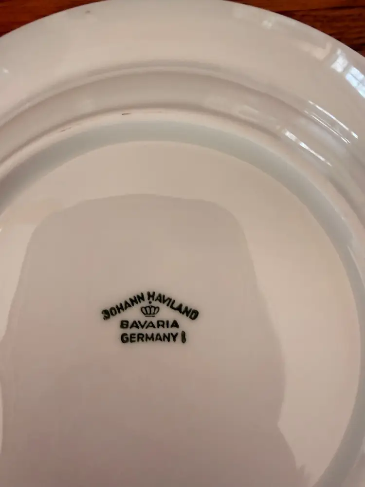 Vintage Johann Haviland Forever Spring Soup Bowl | Bavaria Germany Floral Rim Bowl | 8 Inch Pastel Flowers Mid Century Porcelain