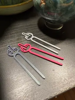 24 Silver - FU Prop Pins (24-Pack)